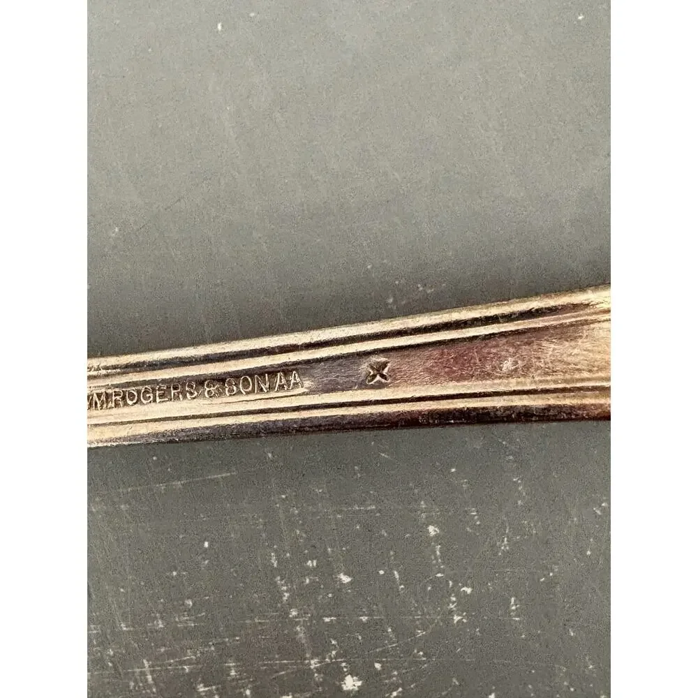 Vintage Wm Rogers & Son Mayfair Silverplate Salad Fork Pat Mar 13 1923
